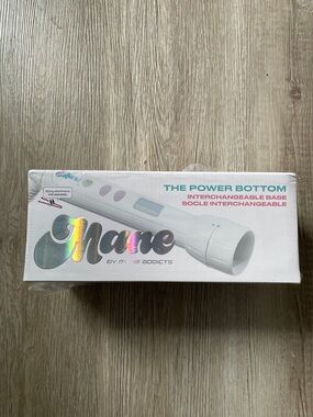 Mane Power Bottom Interchangeable Base Hair Tool - White